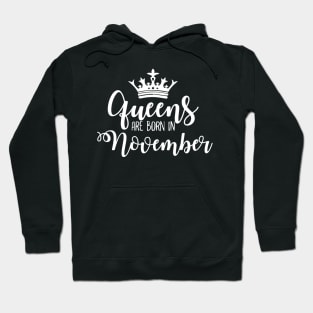 Queens are born in November Luxury stylish birthday gift Hoodie